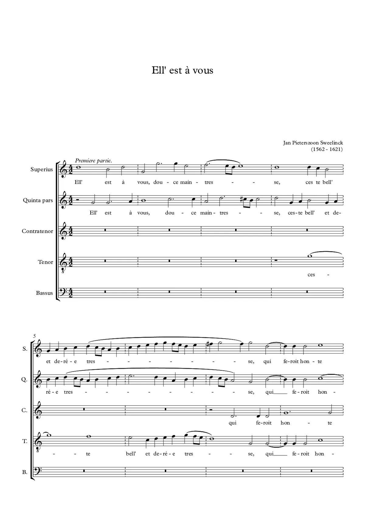 Ell' est à vous - Page 1