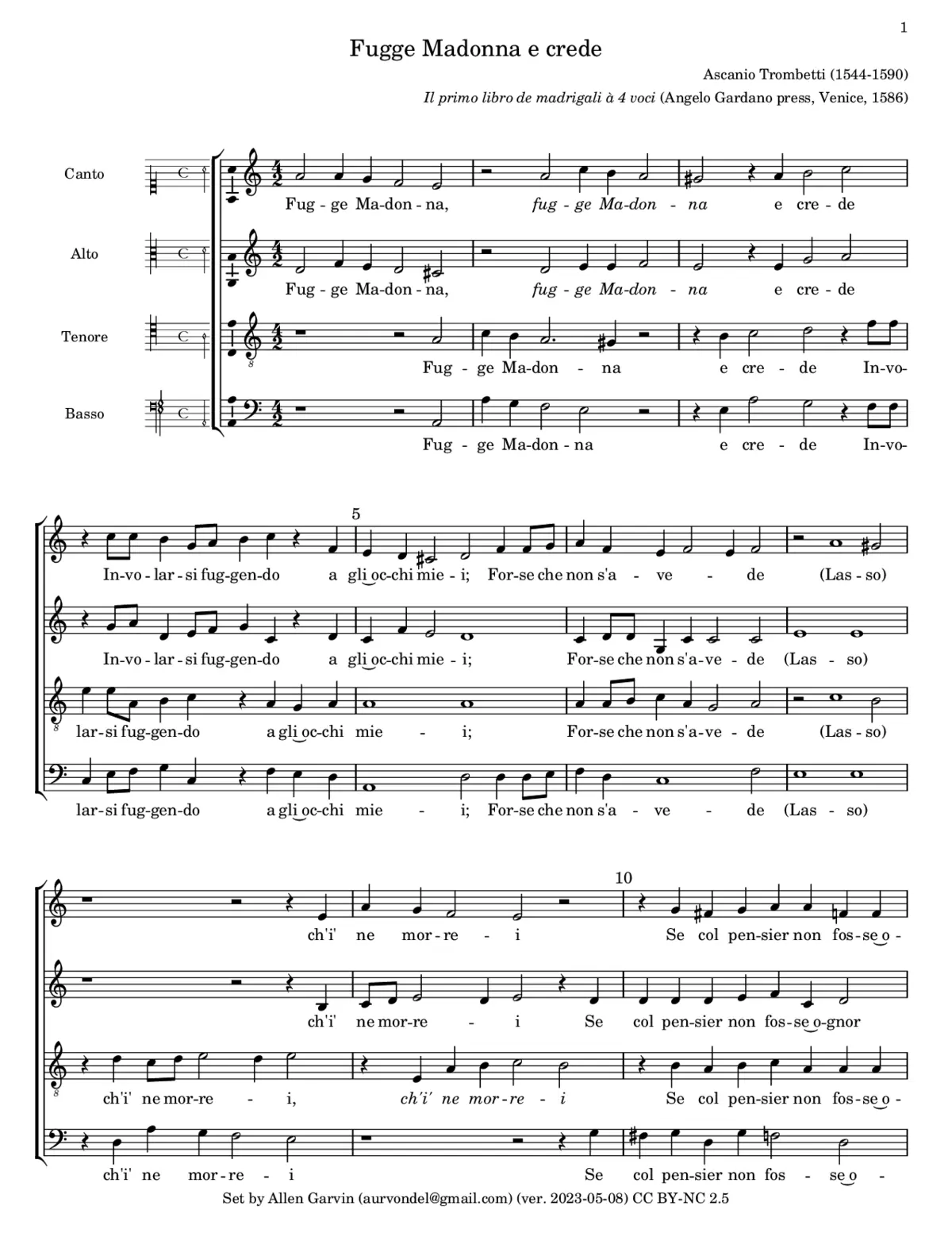 Fugge Madonna e crede - Page 1
