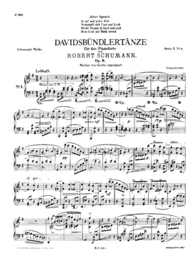 Davidsbündlertänze