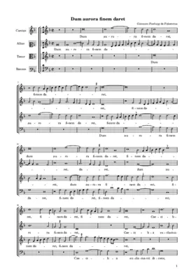 Dum aurora finem daret