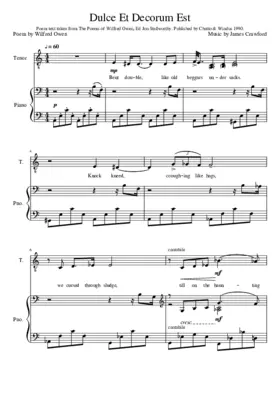 Dulce et Decorum Est