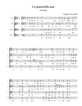 La pastorella mia