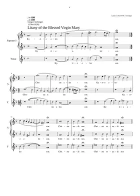 Litany of the Blessed Virgin Mary