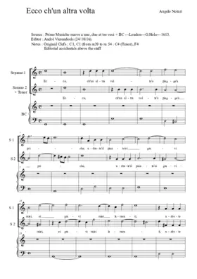 Ecco ch'un altra volta