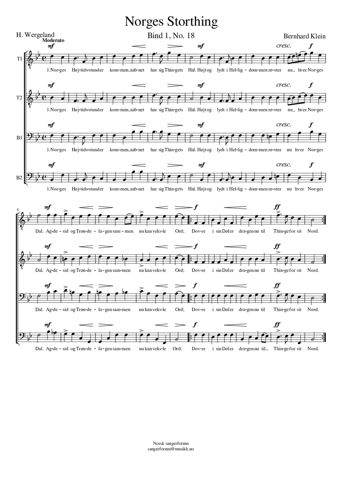 Norges Storthing - Page 1