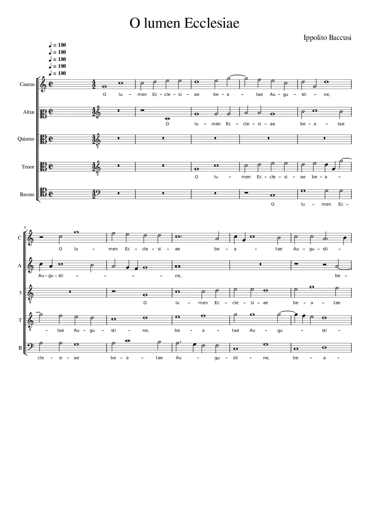 O lumen ecclesiae - Page 1