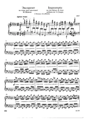 Impromptu sur des thèmes de deux préludes de Fr. Chopin