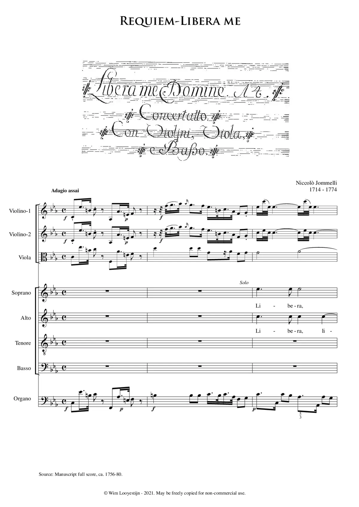 Libera me Domine - Page 1