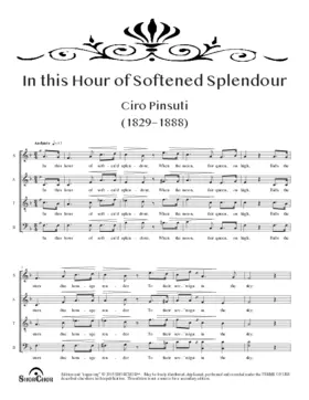 In this hour of softened splendour