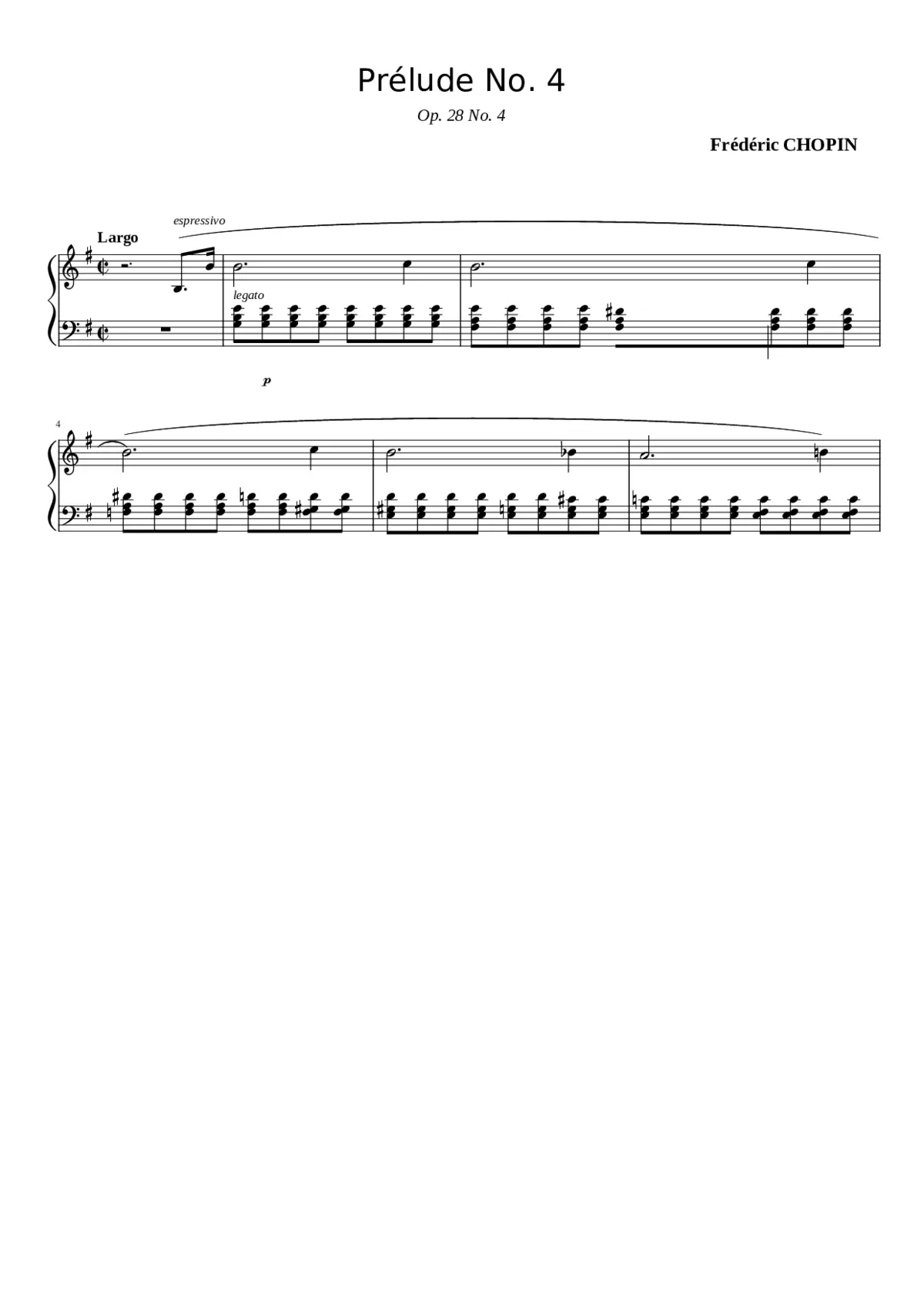 Preludes Op.28 - Page 1