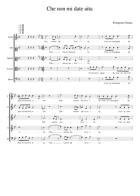 Che non mi date aita