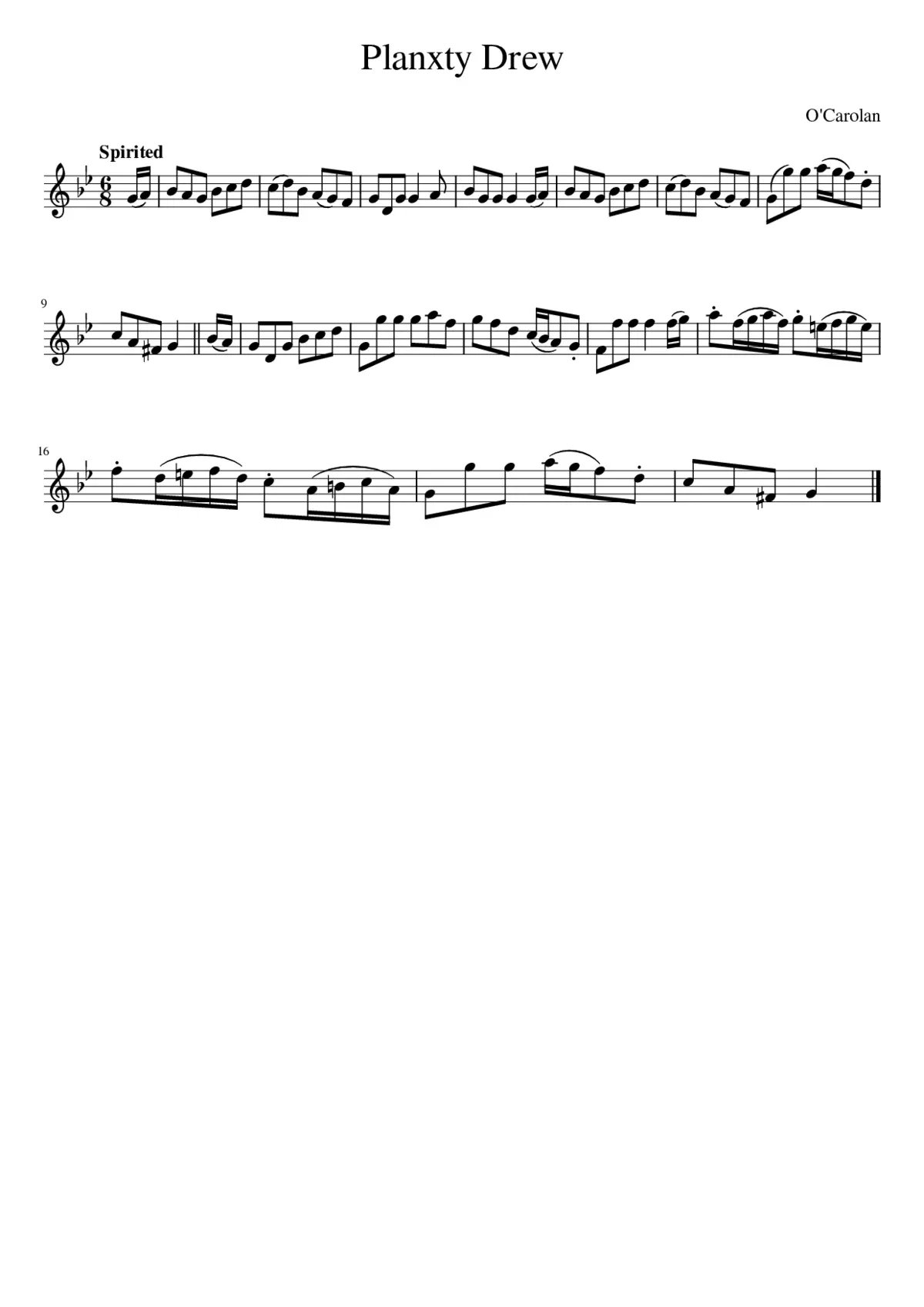 Planxty Drew - Page 1