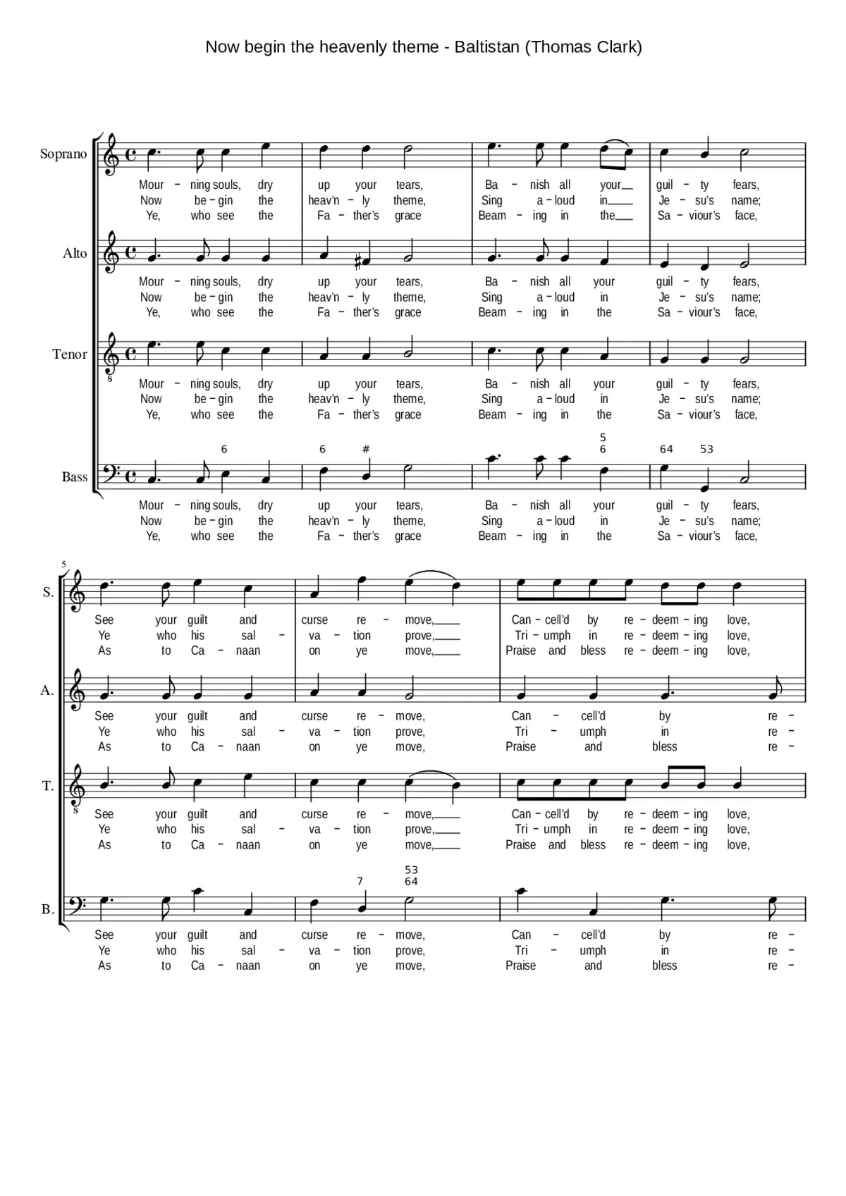 Now begin the heavenly theme - Page 1