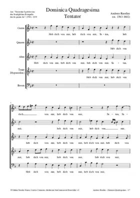 Heb dich von mir, Satan