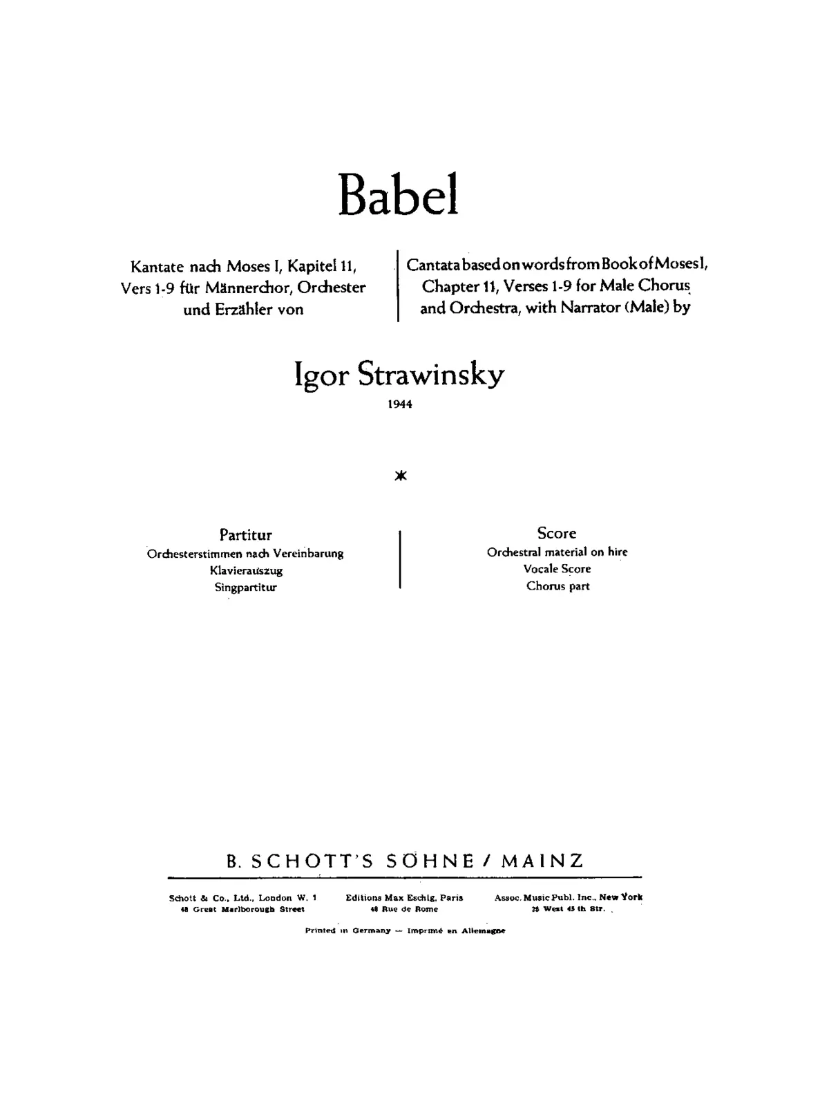 Babel, K068 - Page 1