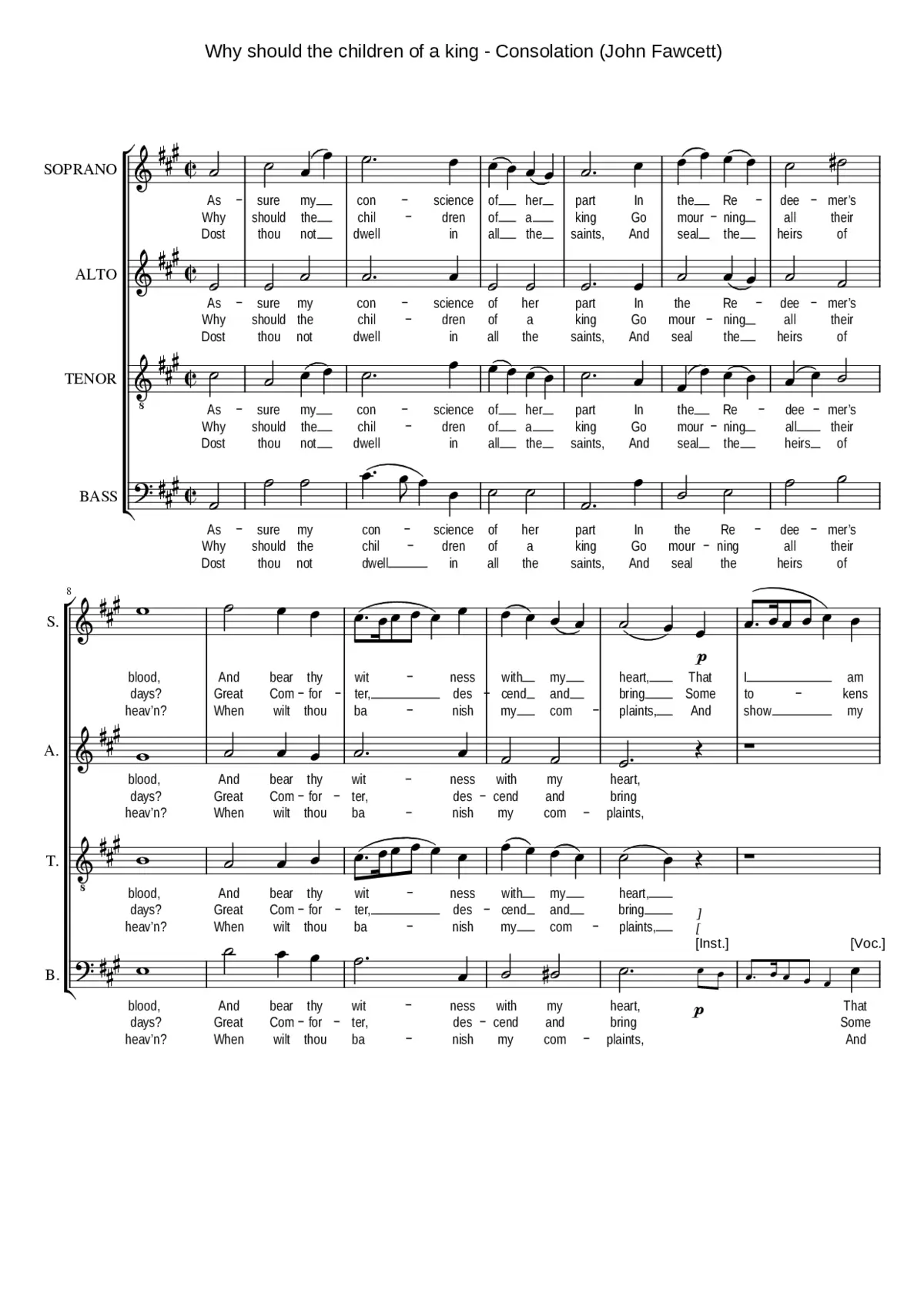 Why should the children of a king - Page 1