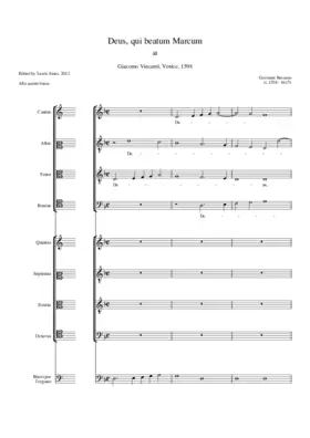 Deus qui beatum Marcum a 8