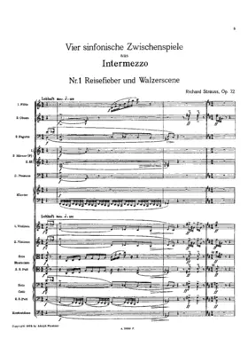 4 Sinfonische Zwischenspiele aus Intermezzo