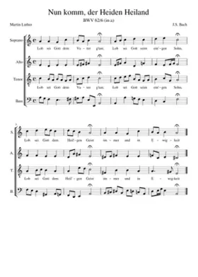 Nun komm der Heiden Heiland BWV 62