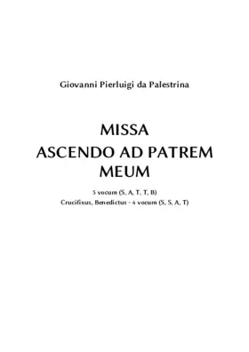 Missa Ascendo ad Patrem meum
