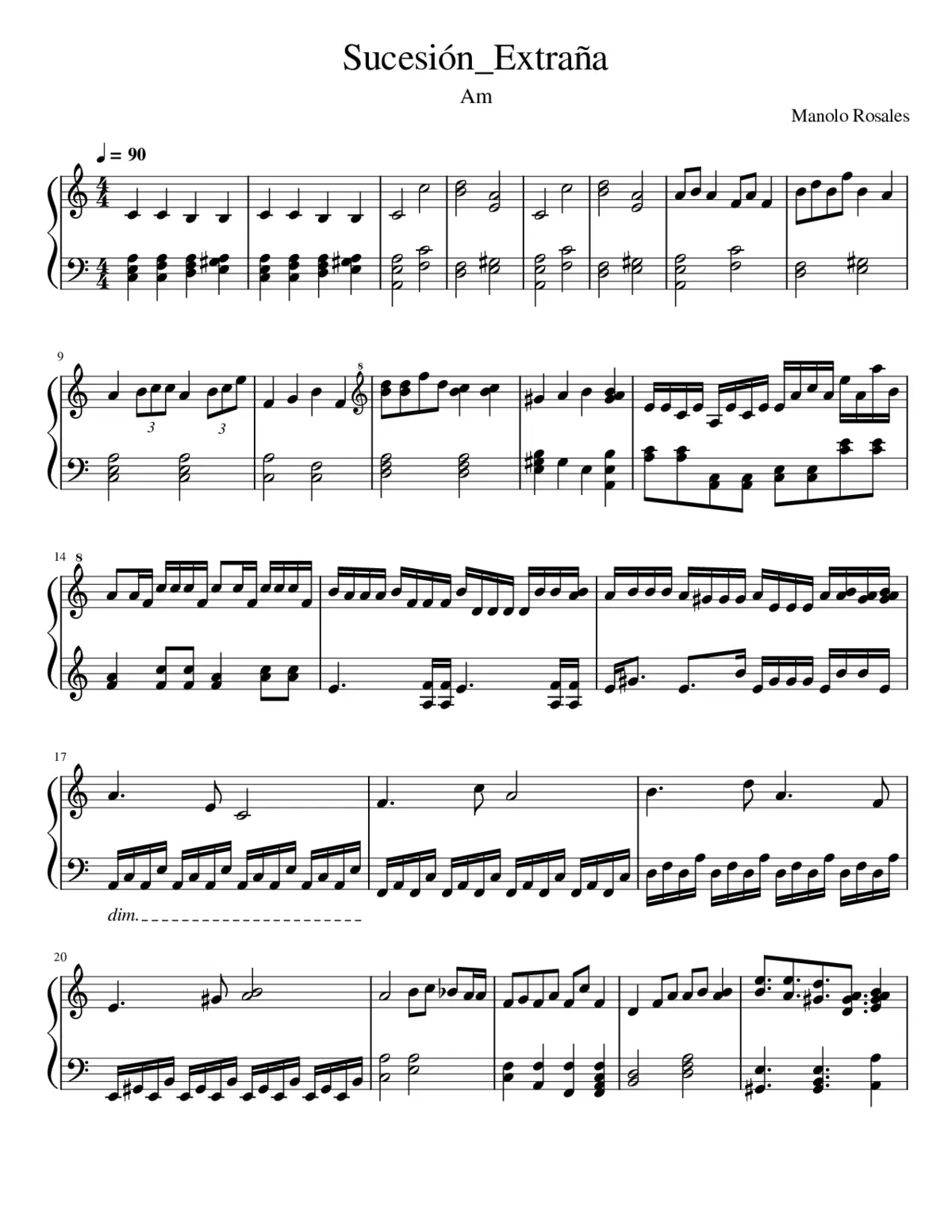 Sucesión Extraña - Page 1