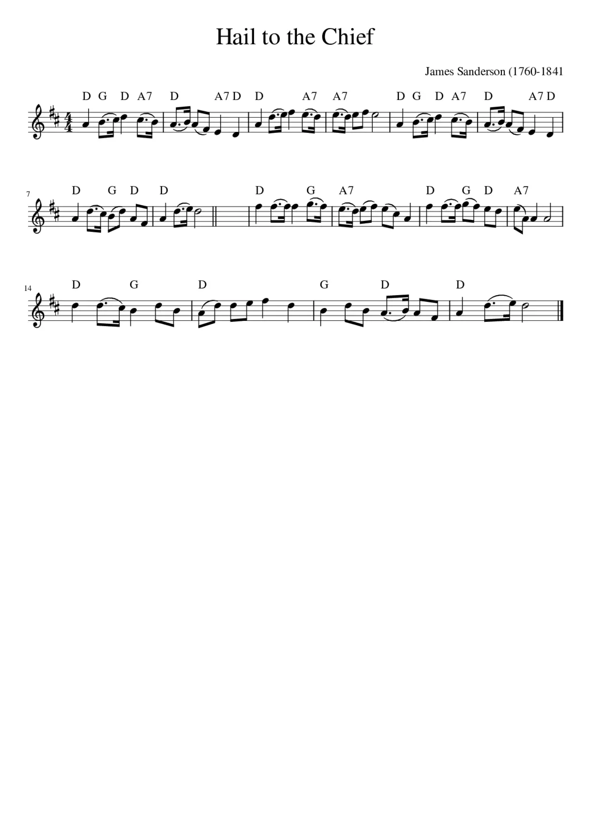 Hail To The Chief - Page 1