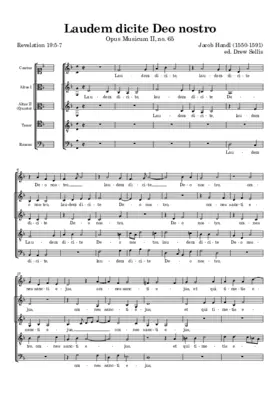 Laudem dicite Deo nostro