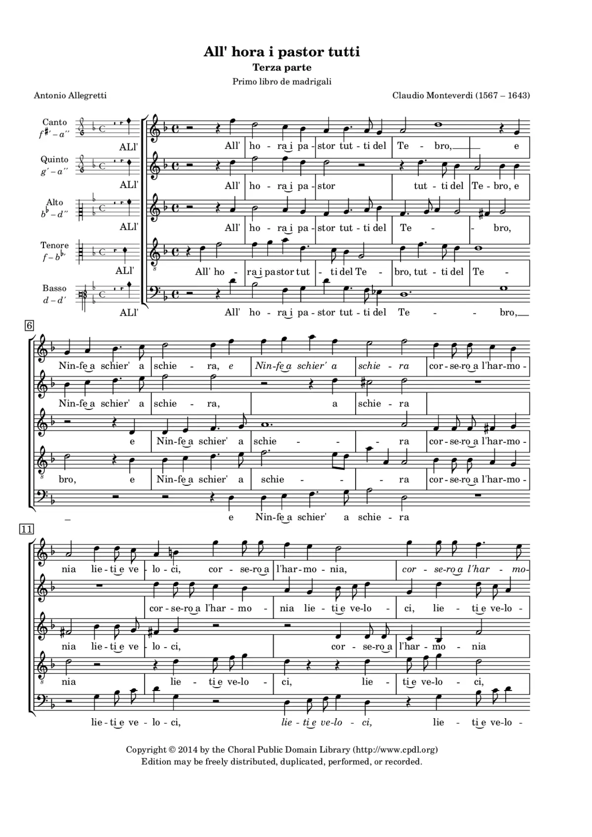 All'hora i pastor tutti - Page 1