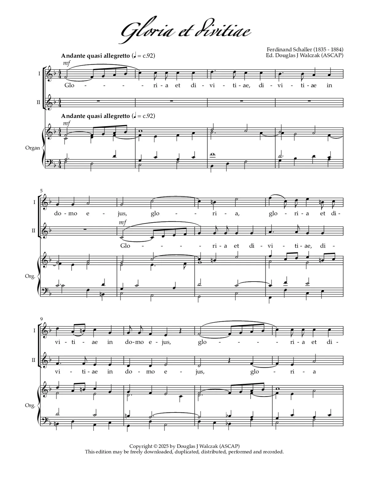 Gloria et divitiae - Page 1
