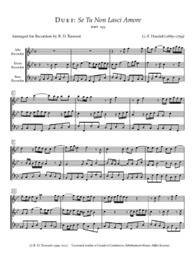 Se tu non lasci amore