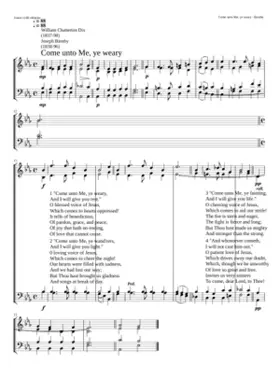 Come unto Me ye weary