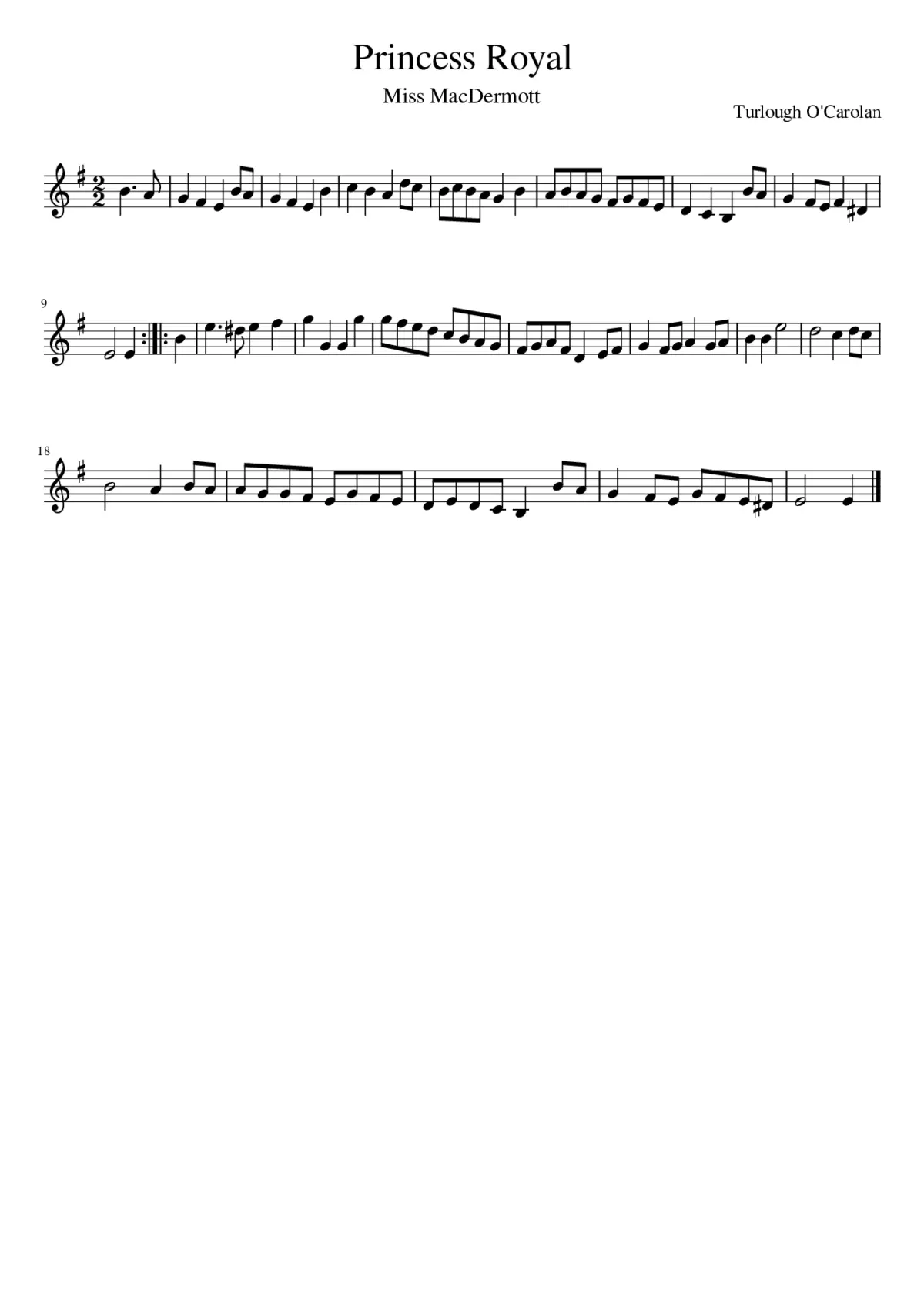 Princess Royal - Page 1