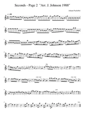 Seconds - Page 2 Arr. J. Johnson 1988
