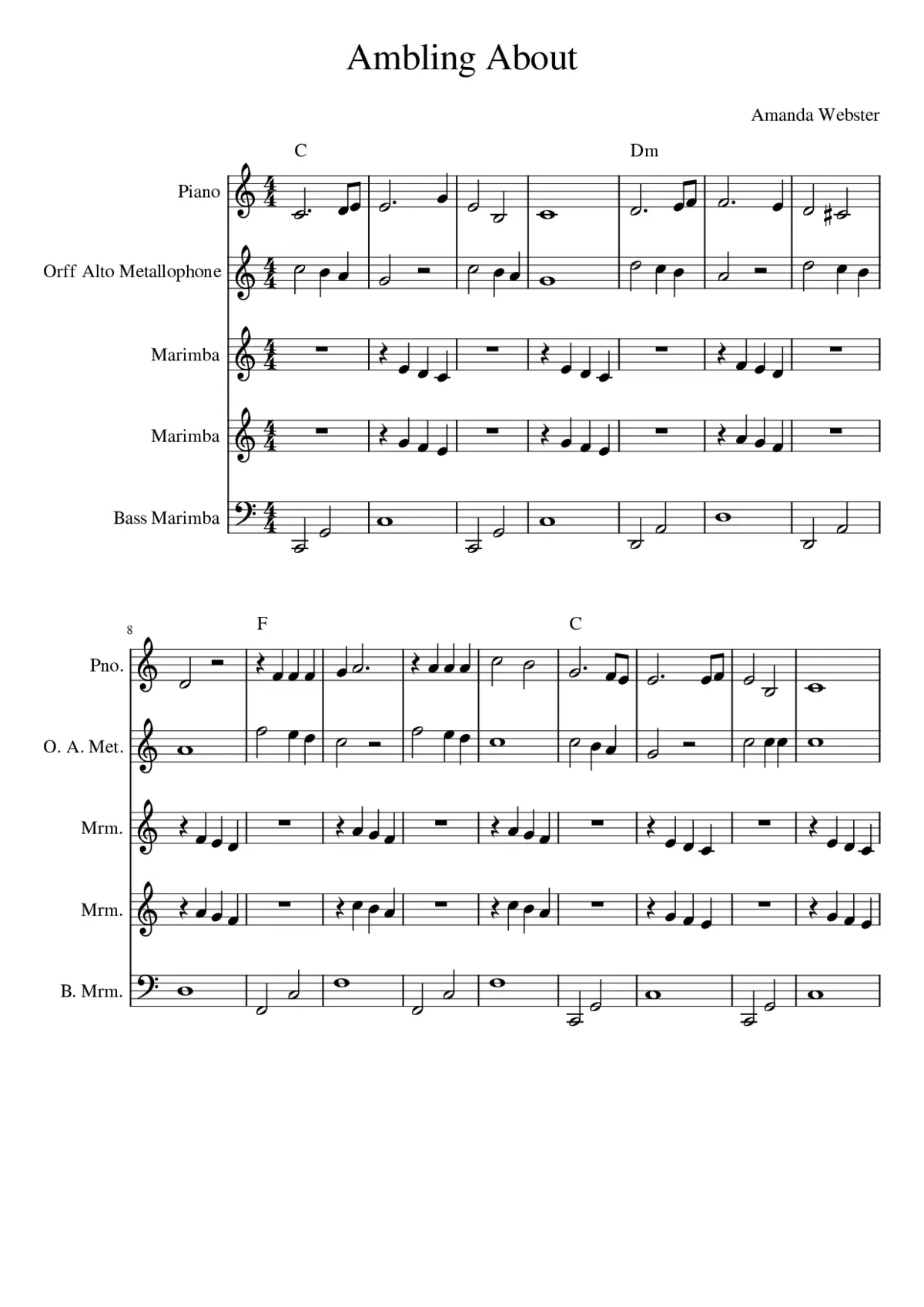 Ambling About - Page 1