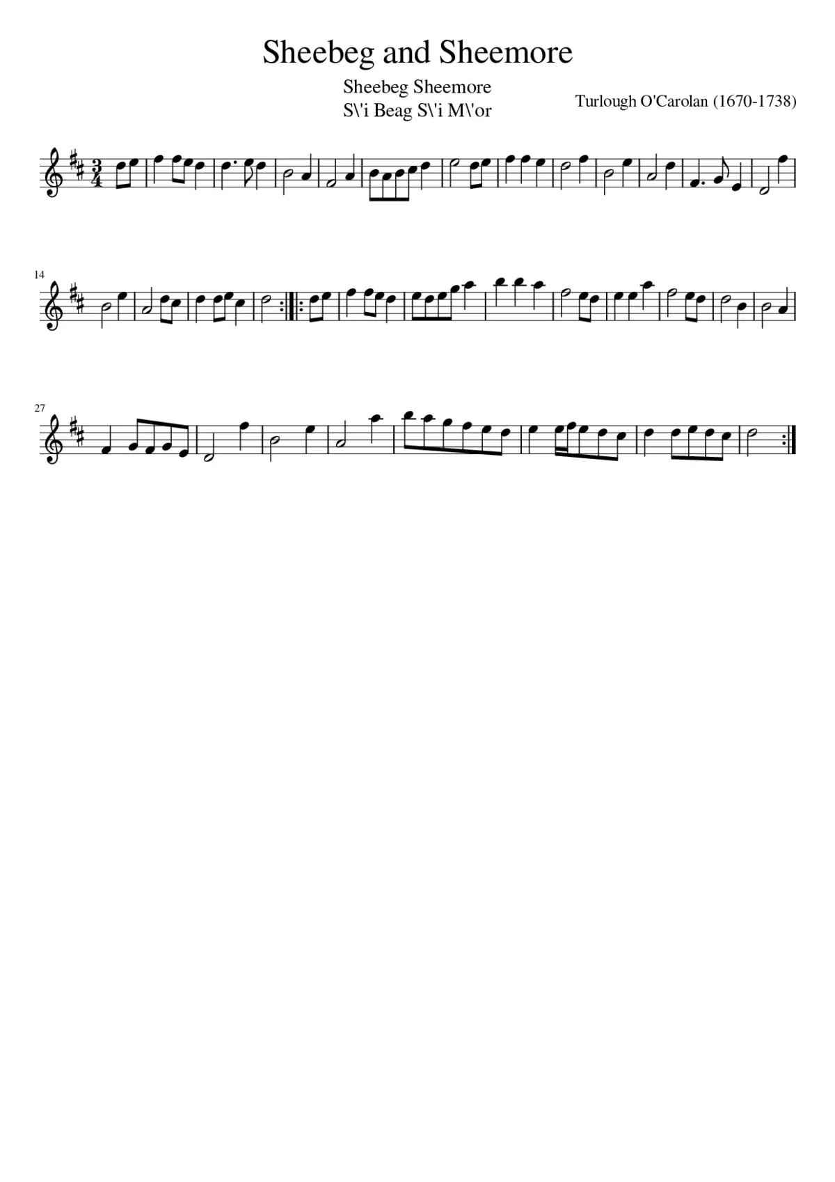 Sheebeg and Sheemore - Page 1