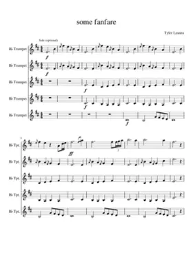some fanfare
