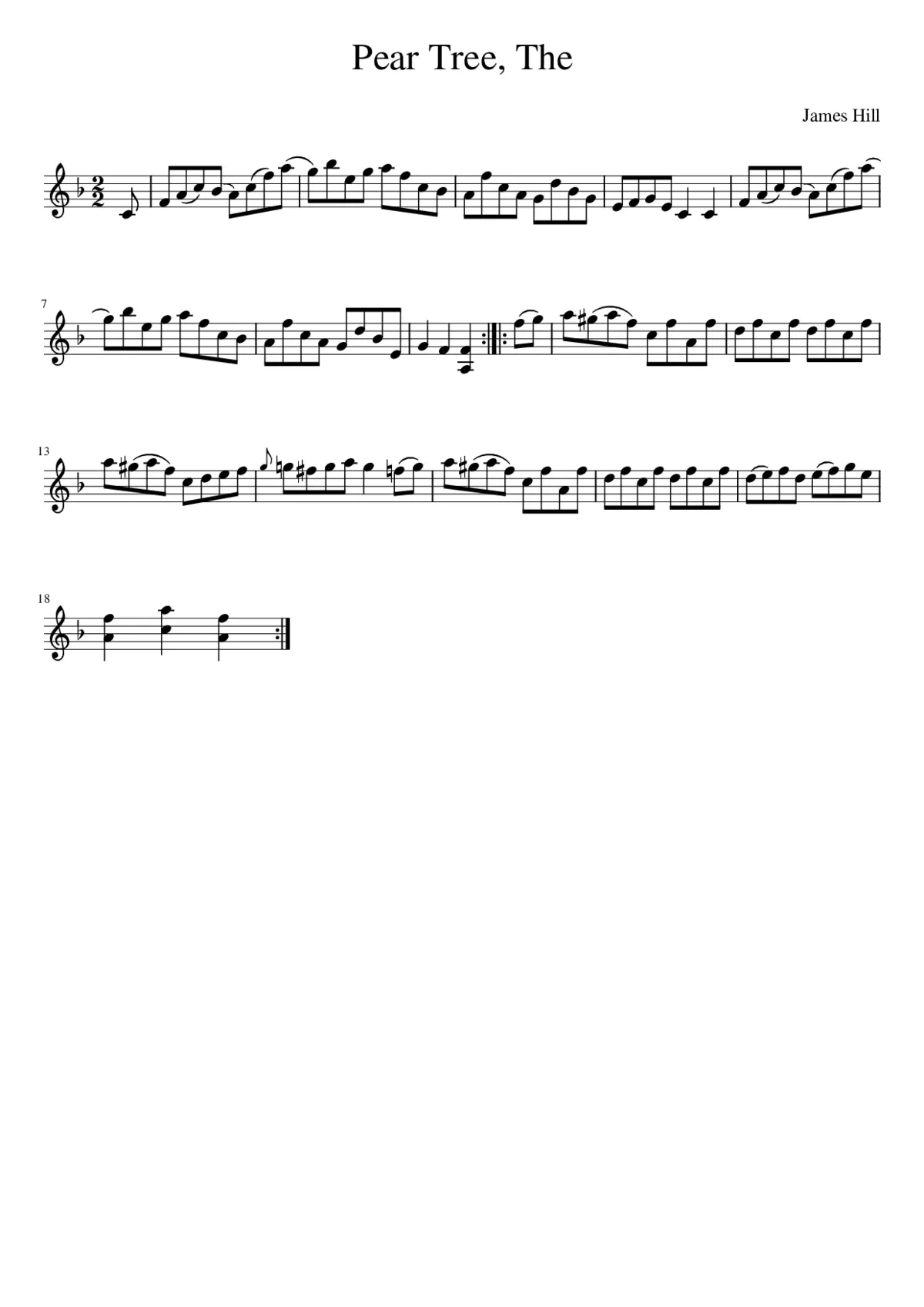 The Pear Tree - Page 1