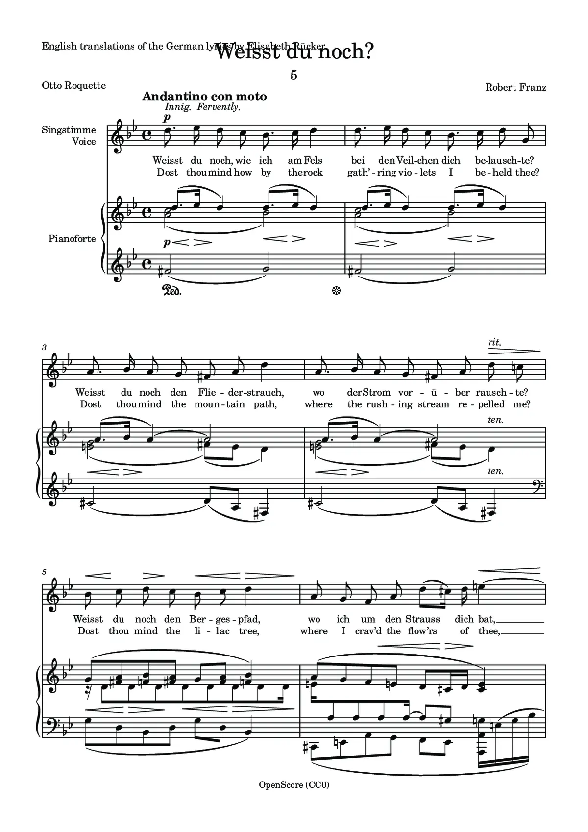 Weisst du noch - Page 1