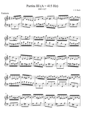 Partita in A minor BWV 827