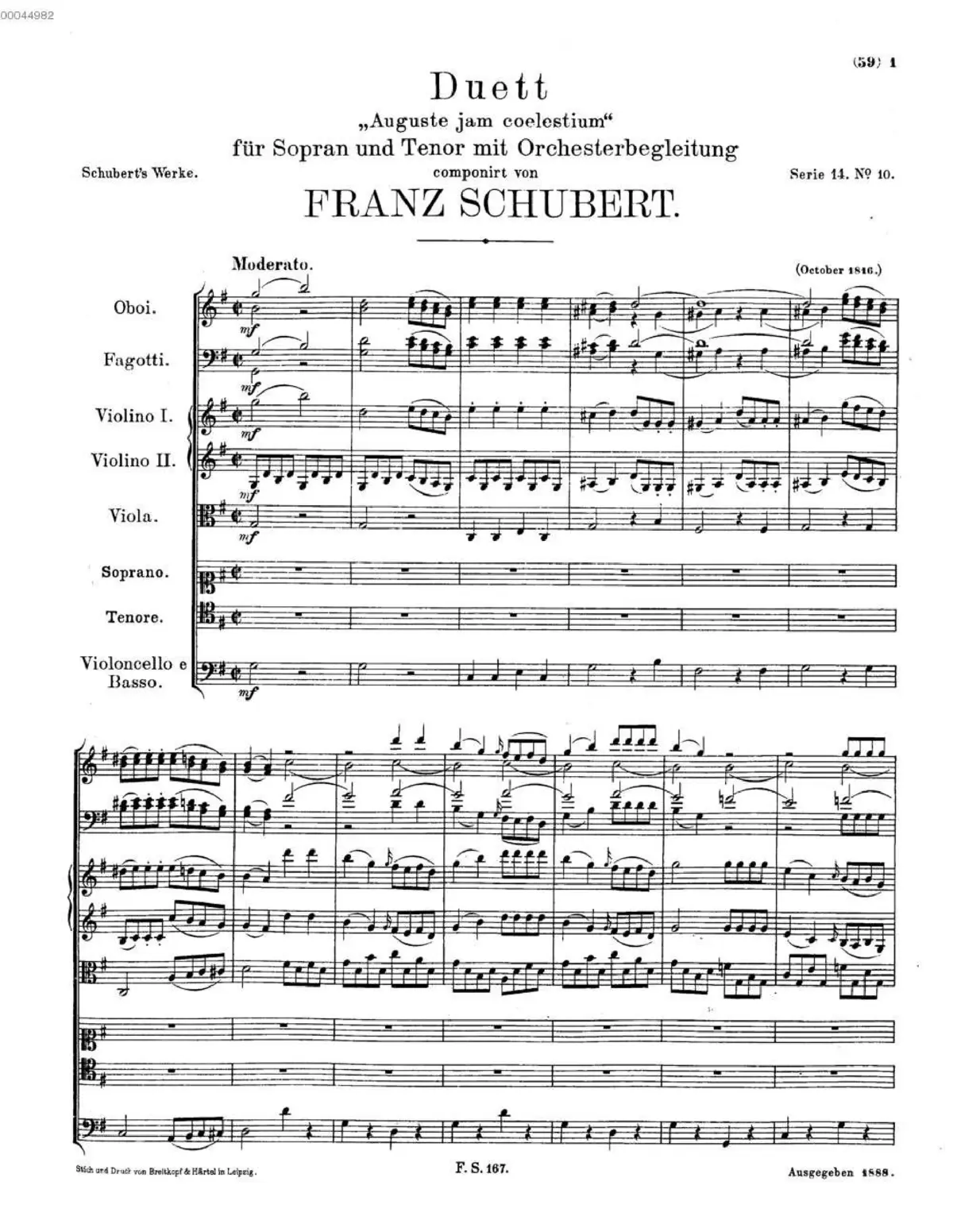 Auguste jam coelestium - Page 1