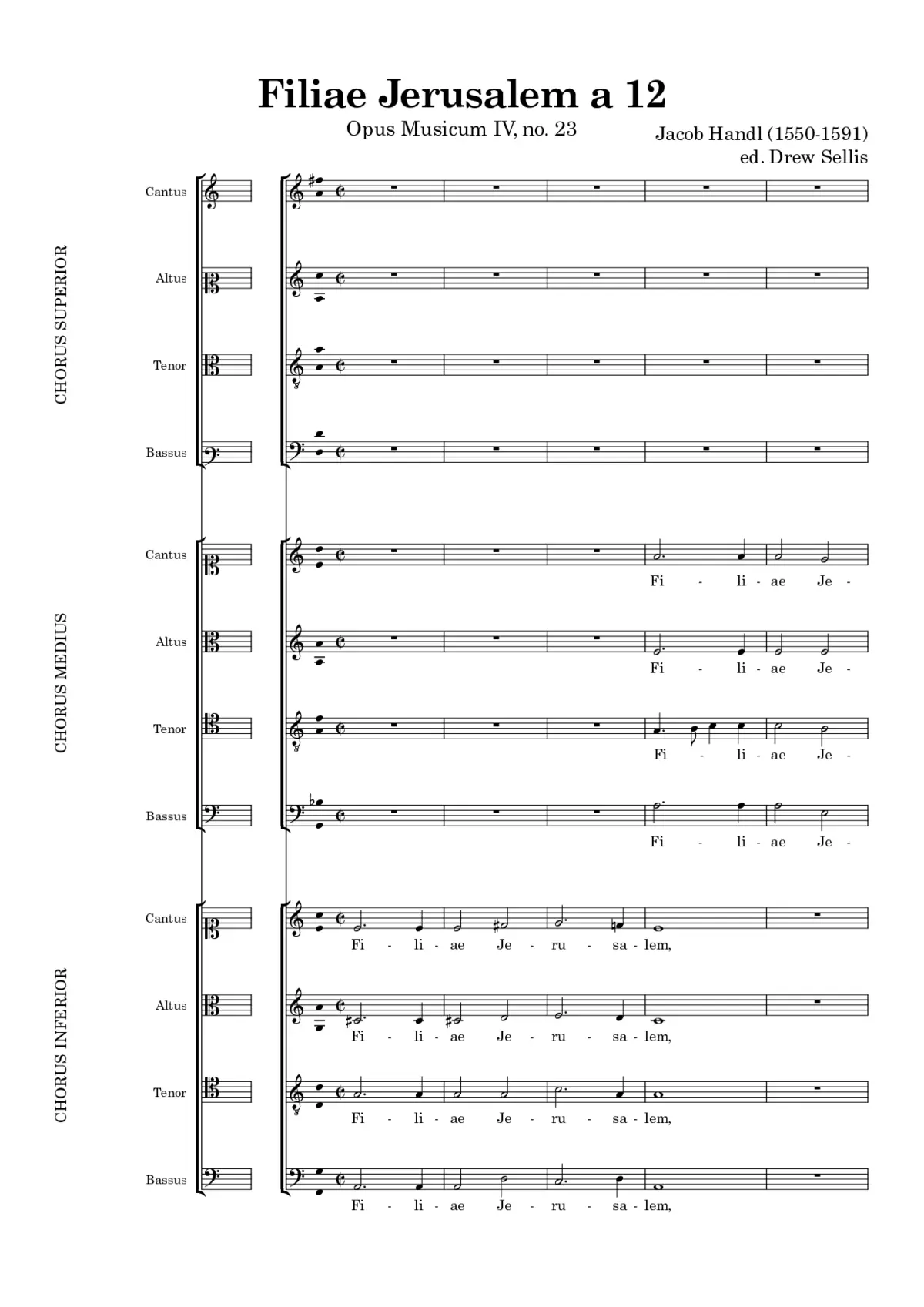 Filiae Jerusalem a 12 - Page 1