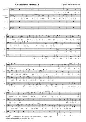 Calami sonum ferentes