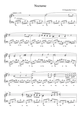 Nocturne in E minor Op.72 No.1