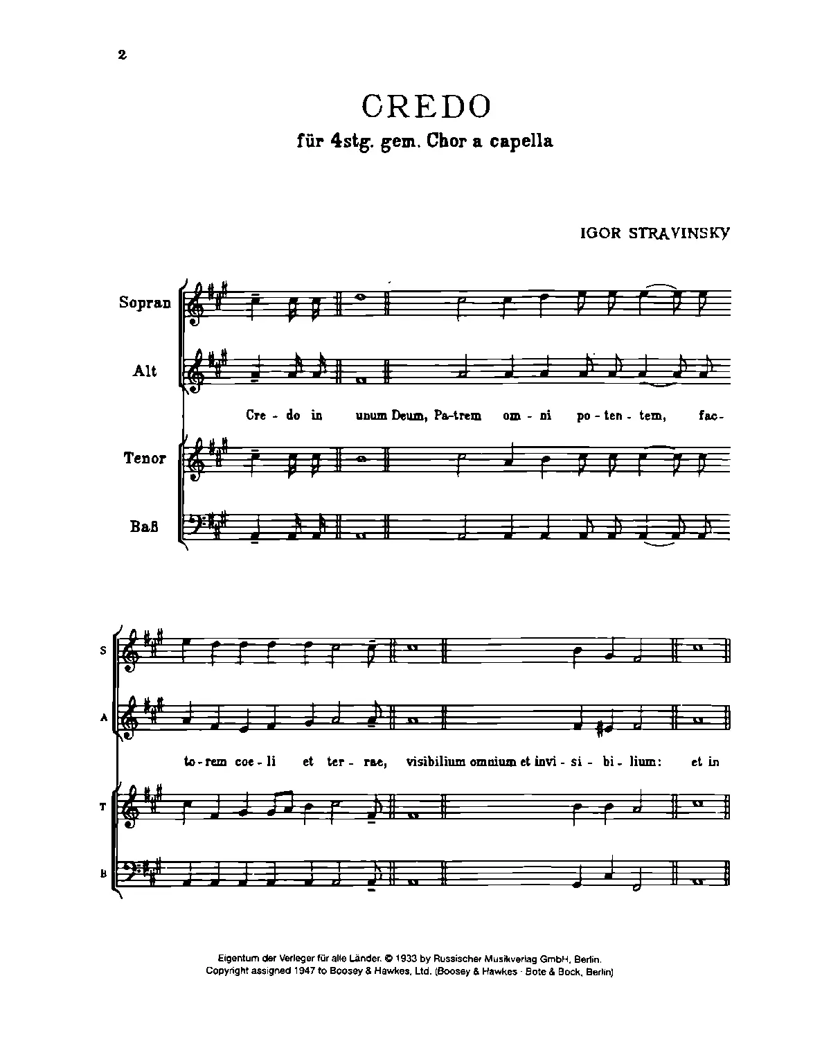 Credo - Page 1