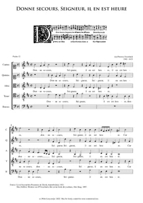 Pseaume 12 - Donne secours, Seigneur