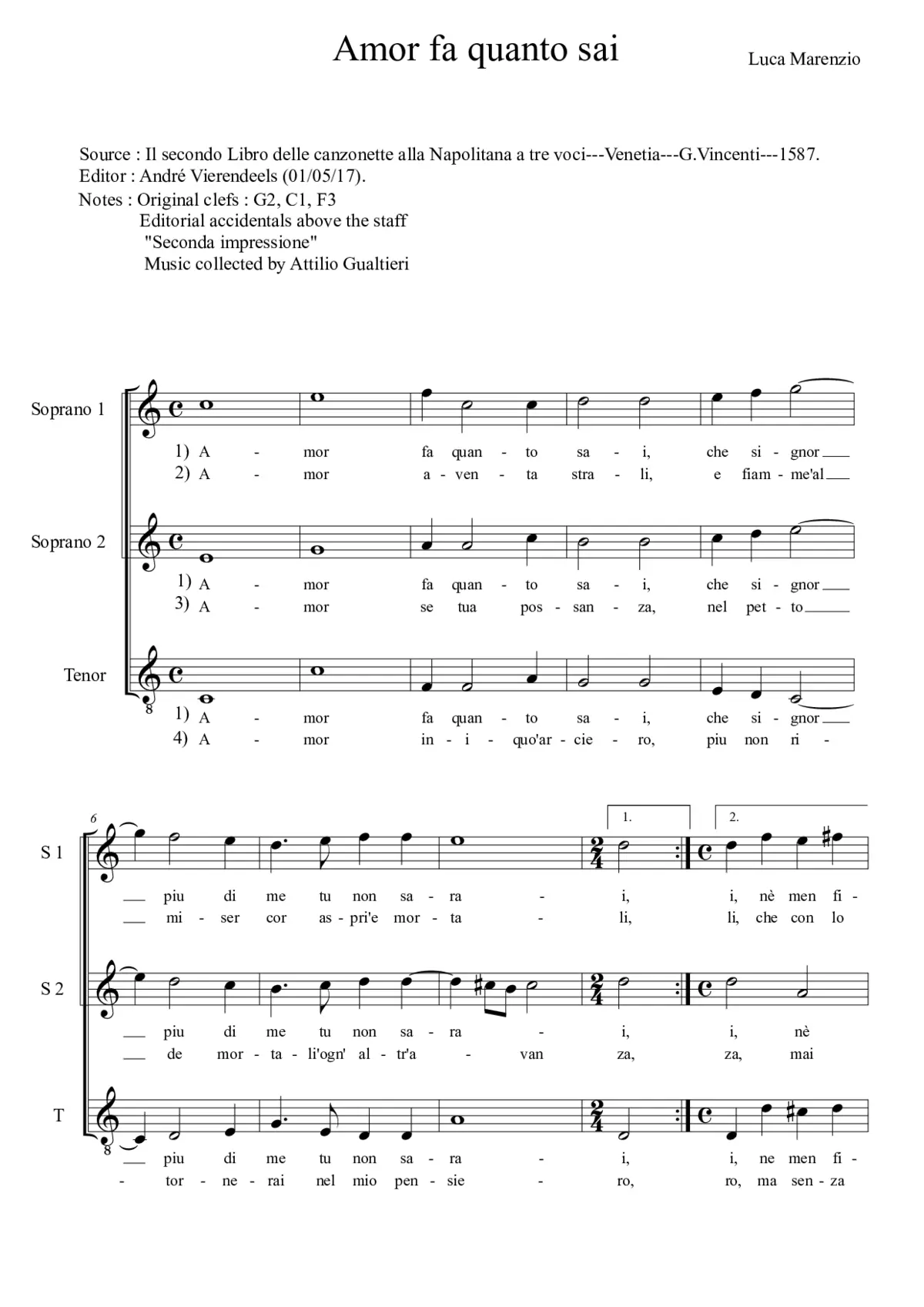 Amor fa quanto sai - Page 1