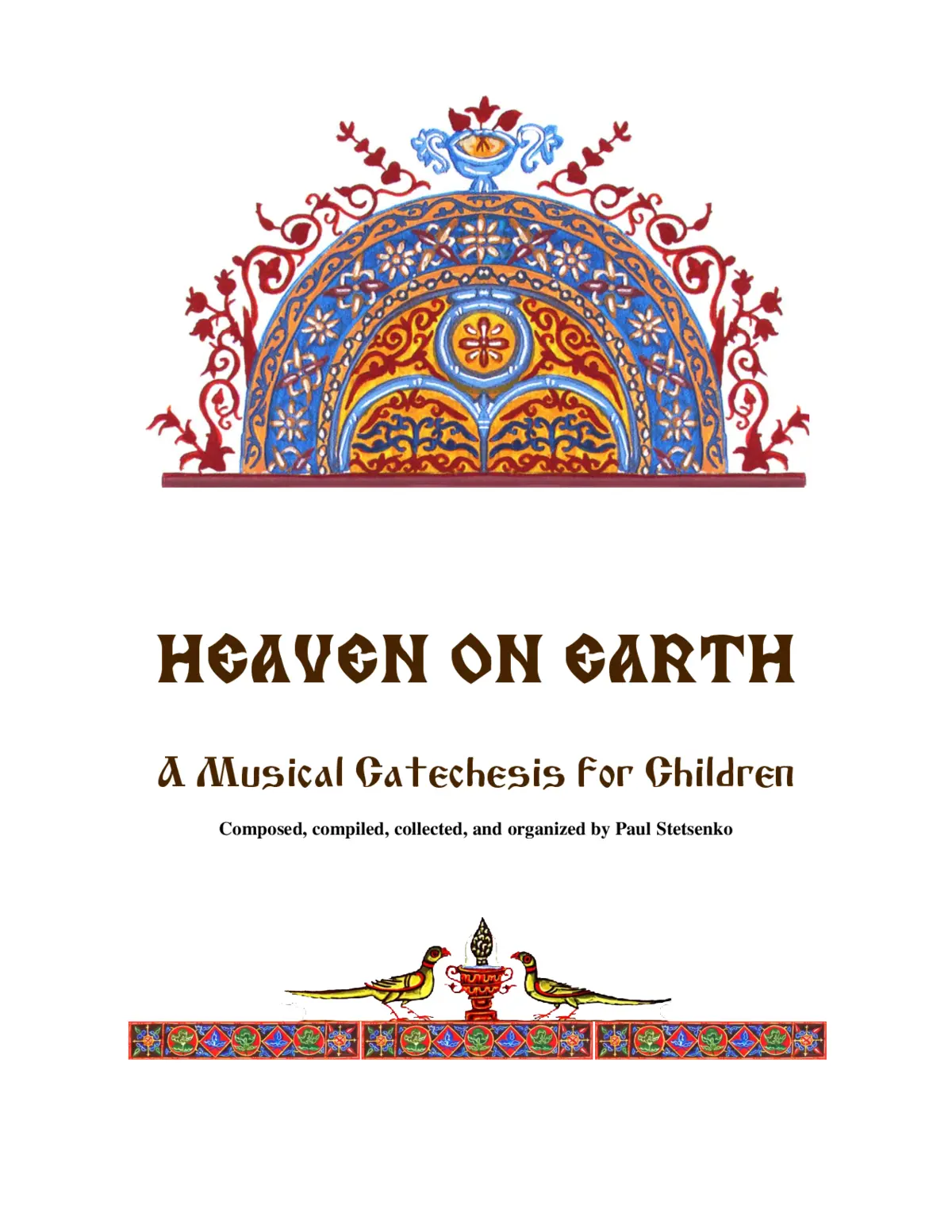 Heaven On Earth: A Musical Catechesis for Children - Page 1