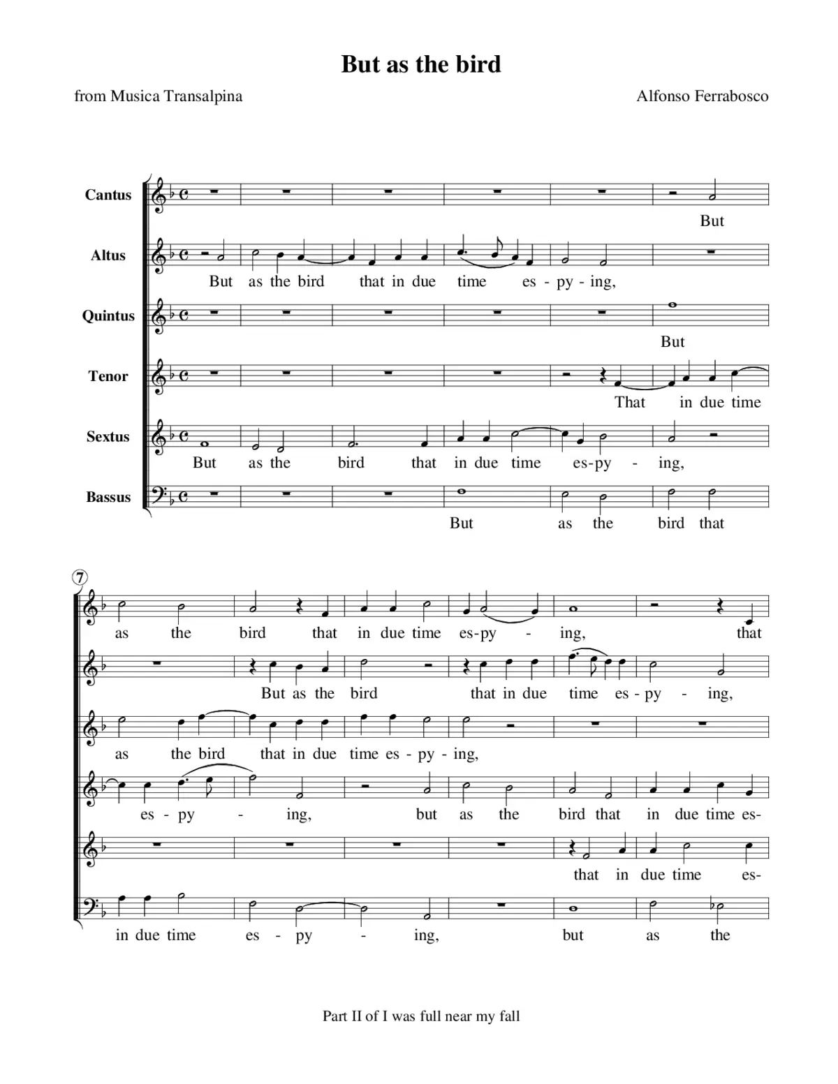 But as the bird - Page 1