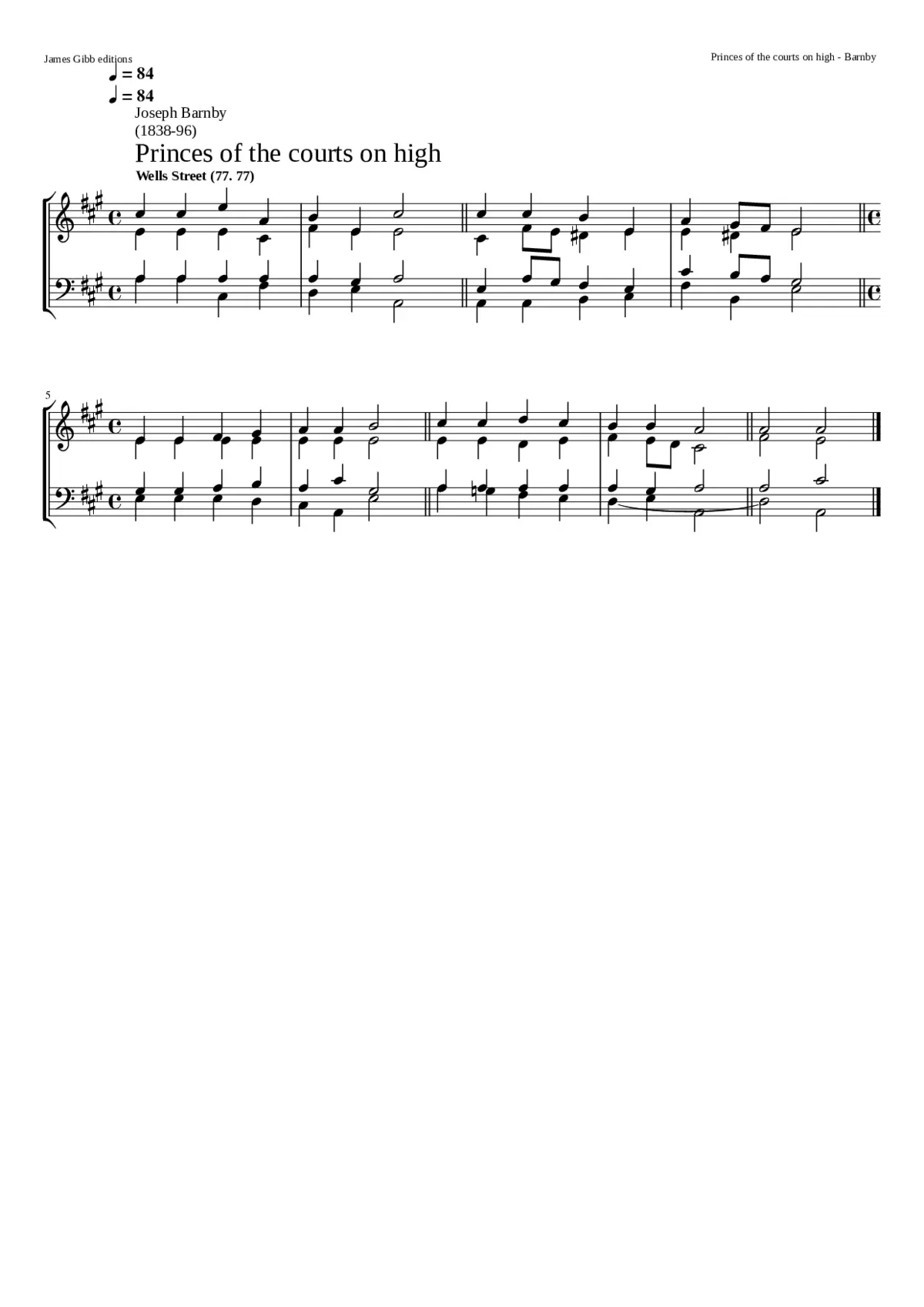 Princes of the courts on high - Page 1