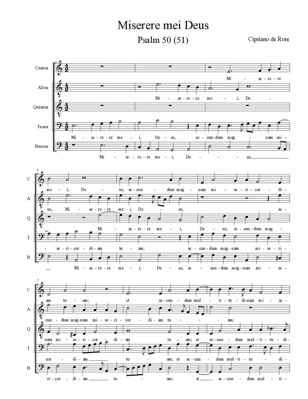 Miserere mei Deus - Page 1